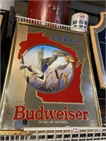 Budweiser duck beer mirror
