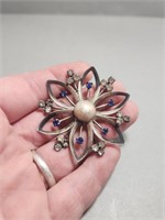 VTG Art Deco Sterling Silver Brooch/ Pendant