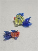 Miniature art glass Tropical Fish