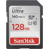 SanDisk 128GB Ultra SDXC UHS-I Memory Card - Up to