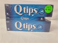 Q-tips 1170 count ( 2 / 500 boxes & 1 travel size)