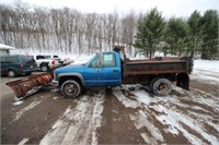 1997 Chevy 3500 Work Truck, Plow & Dump