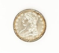 Coin 1837 Capped Bust Half Dollar-Ch AU