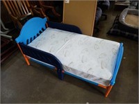 Kids bed. 53x30 in. Plastic.