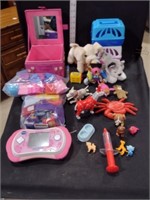 Girls Jewelry Box, Toys, & Mobigo II Lot