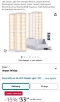 LED CLOSET LIGHT (OPEN BOX, POWERS ON)