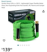 GARDEN HOSE QTY 2 (OPEN BOX)