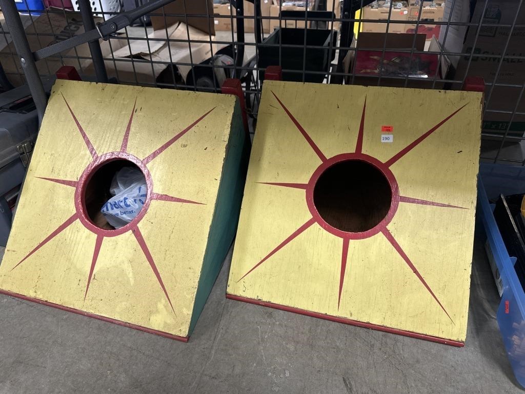 Bean Bag Toss Game Boards