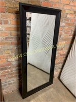 Full length framed mirror