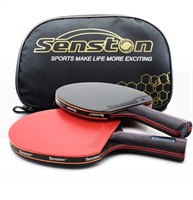 Senston Ping Pong Paddles Set Includes 2 High