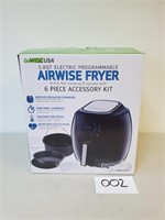 New $85 Airwise 5.8Qt Digital Air Fryer (No Ship)