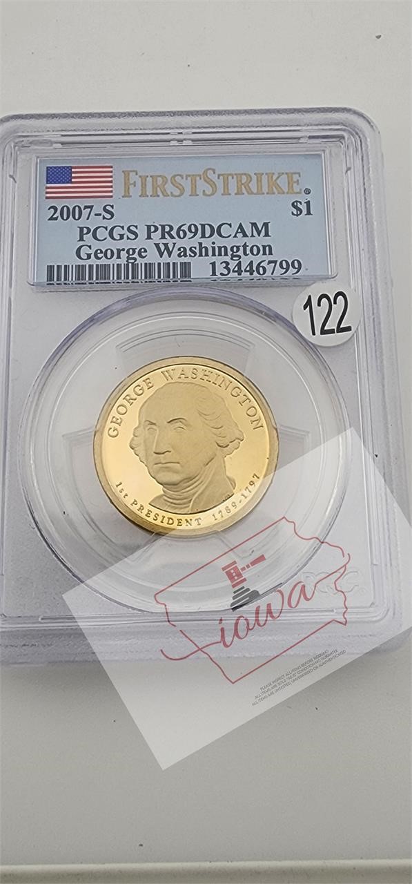 2007- S George Washinton PCGS PR69DCAM