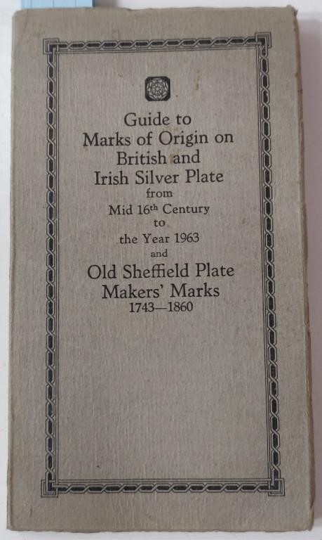 Guide To Marks of Origin On British & Irish Silver