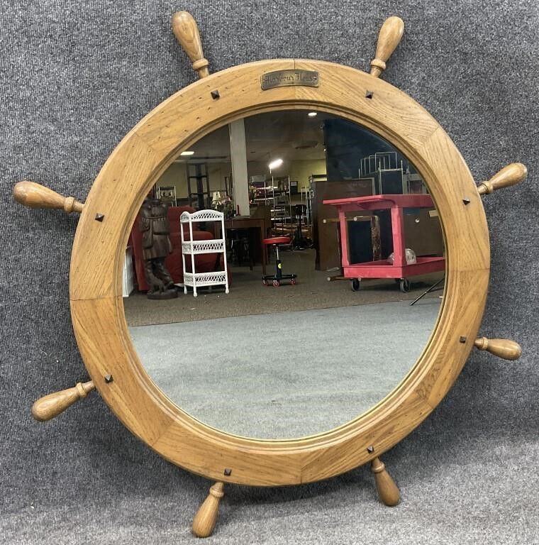 Harbour House Ship's Wheel Mirror