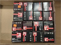 16 empty Winchester 410 gg. boxes