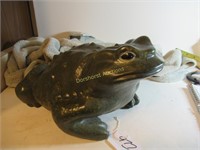 POTTERY FROG - 13"W X 8"H