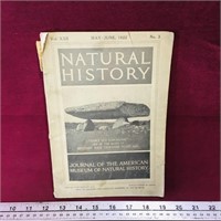 Natural History Summer 1922 Issue