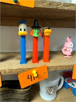 Lot of 3 Vintage Pez Dispensers