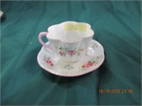 Shellery cup & saucer