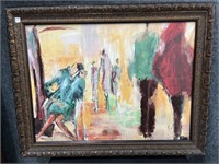 Abstract People Canvas 25/500 Signed Picture in
