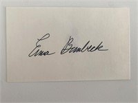 Erma Bombeer signature cut