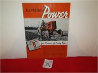 ALLIS CHALMERS ALL- PURPOSE POWER MODEL B TRACTOR