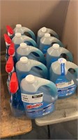 1 LOT 9-WINDEX CLEANER 1 GAL.