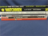 Set of 6 HB and TPB Lot of Graphic Novels