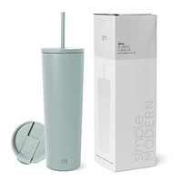Simple Modern Insulated Tumbler with Straw and