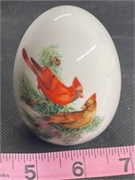 Vintage Ceramic Egg Robin & Mate