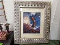 Framed Maxfield Parrish Ecstacy Print