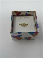 14K YELLOW GOLD CHILDS RING: