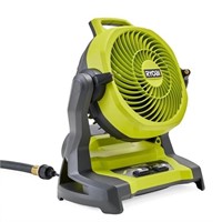 Ryobi 18V Cordless 7.5" Bucket Top Misting Fan