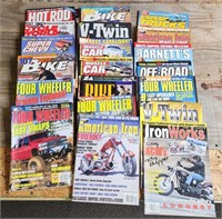 Motorcycle, Truck and Car Magazines