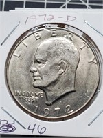 BU 1972-D Ike Dollar
