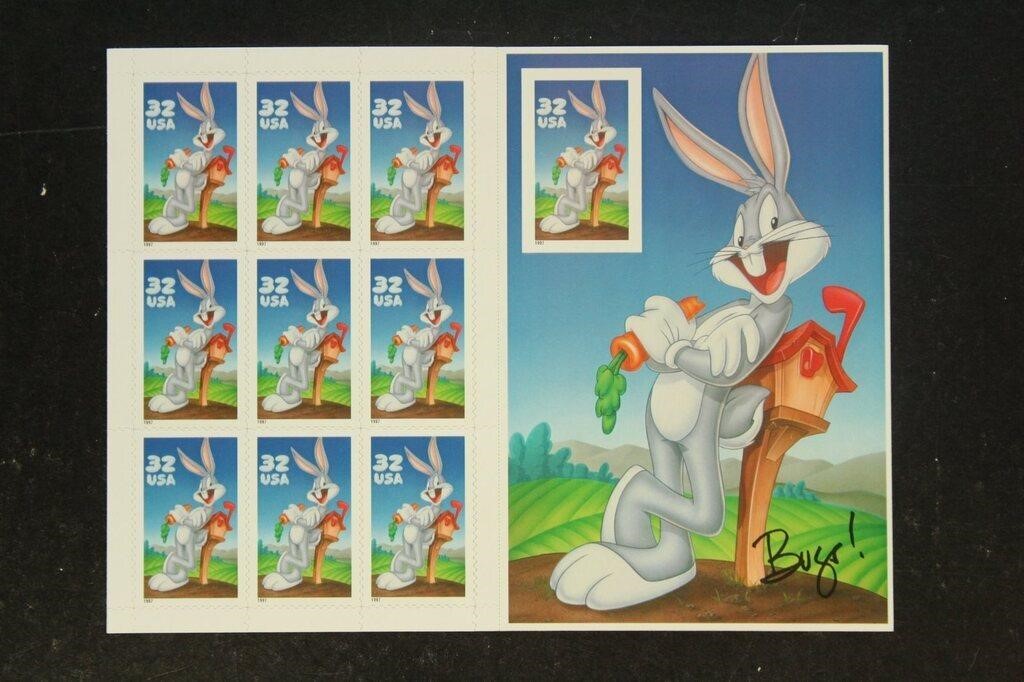 US Stamps #3138 Mint NH VF Bugs Bunny Imperf neatl