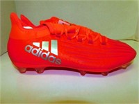 82 ADIDAS ORANGE CLEATS - MEN'S SIZE 10