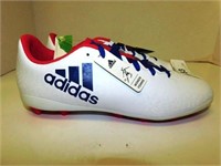 83 ADIDAS RED/WHITE/BLUE CLEATS - WOMEN'S SIZE 6.5
