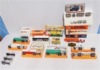 Lot of Assorted Trucks and Biplane