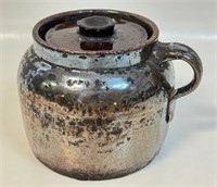 DESIRABLE FOLEY ST. JOHN STONEWARE BEAN CROCK