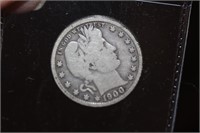1900-S Barber Silver Quarter