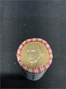 Roll of George Washington Dollar Coins