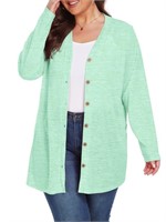 WF5598  Cueply Sheer Open Front Cardigan, 1X-4X