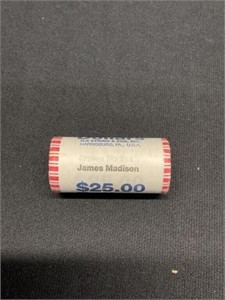 Roll of James Madison Dollar Coins