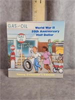 WORLD WAR II 50TH ANNIVERSARY HALF DOLLAR