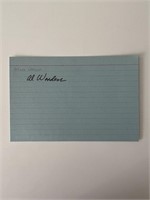 NASA astronaut Alfred Worden original signature