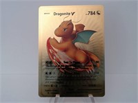 Pokemon Card Rare Gold Dragonite V