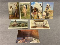 Vintage Native American Post Cards