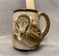 Vintage Nodding Alligator Mug Japan