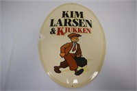 Kim Larsen & Kjukken metalskilt